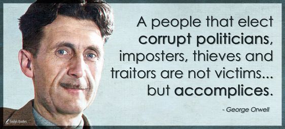 orwell corrupt politics